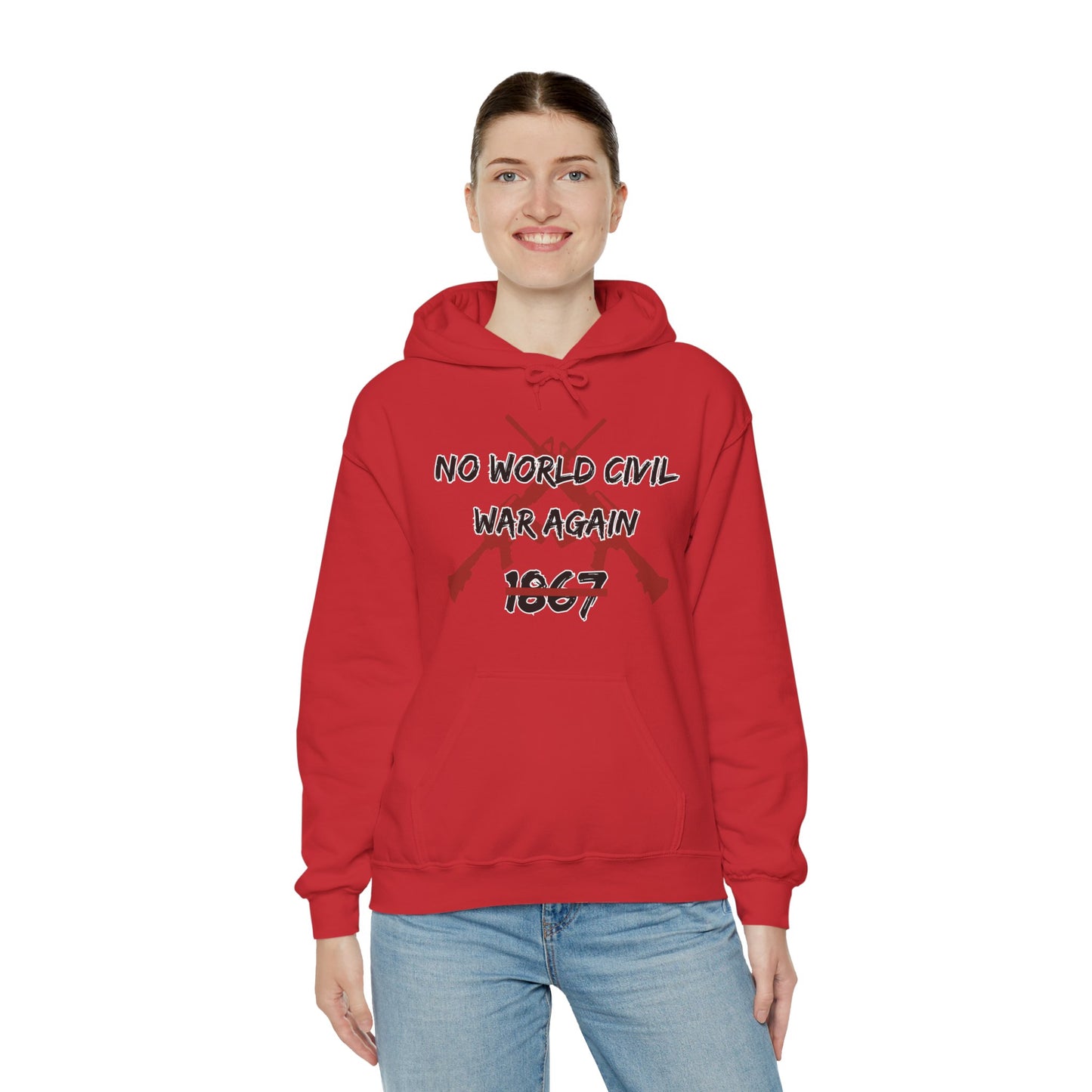 No World Civil War again 1867 Nu Ra Order Bring Bettor Back Hoodie — "RaEdOriBaKa" Retro Logo Sweatshirt