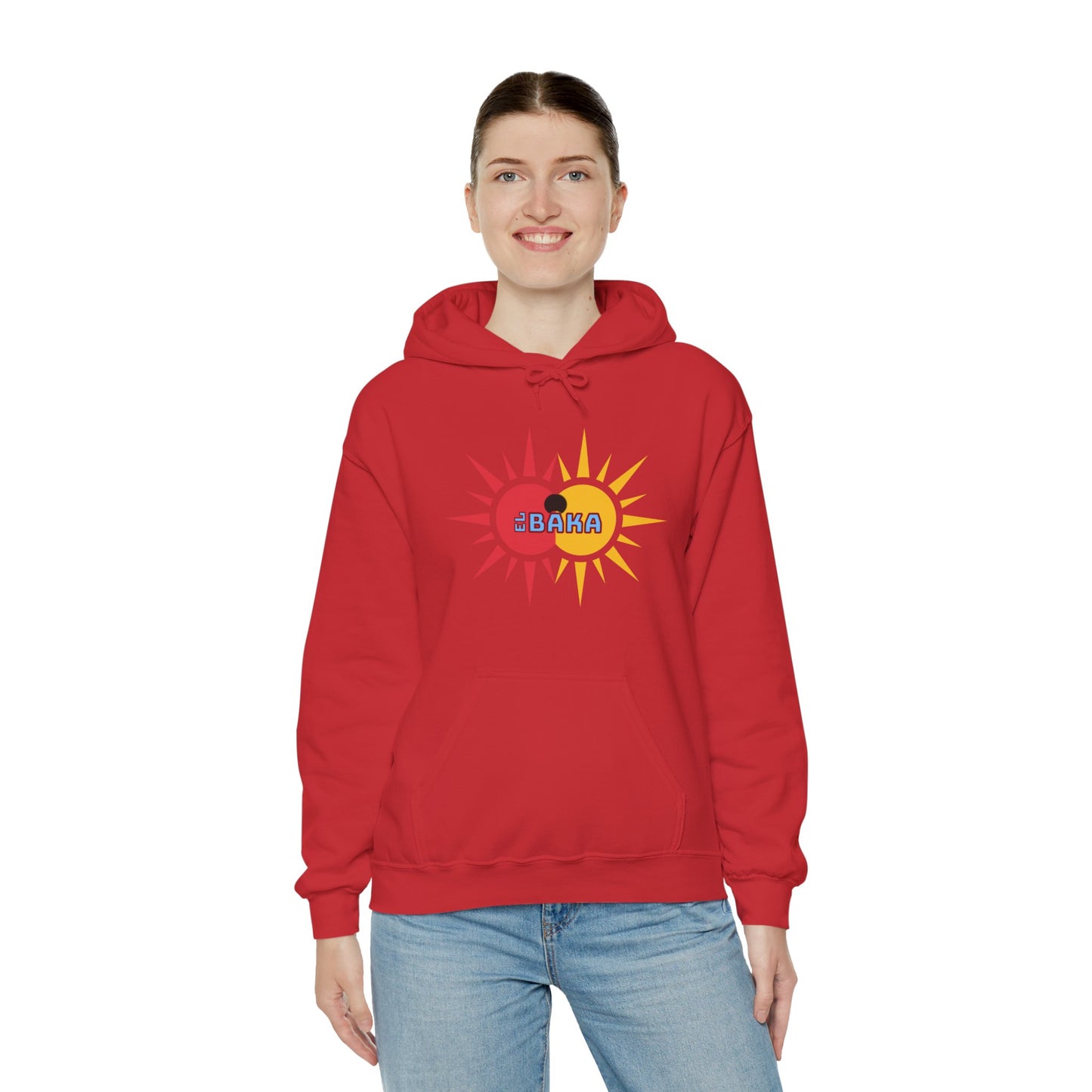 El BaKA RaEdOrIBaKa Phoenix Graphic Hoodie — "RaEdOriBaKa" Retro Logo Sweatshirt