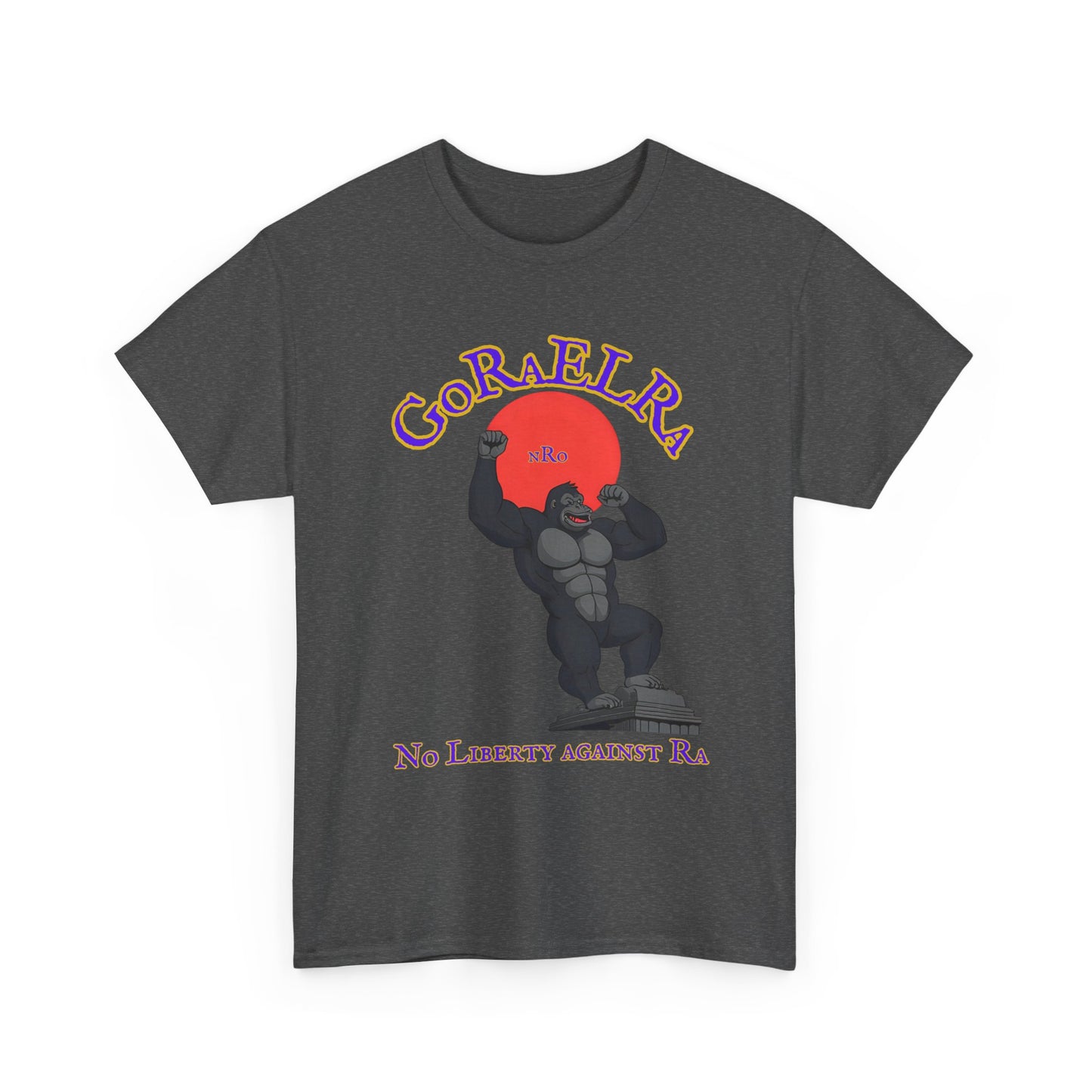 GoRaElRa No Liberty Against Ra purple + gold - Vintage classic soundlogic Tee