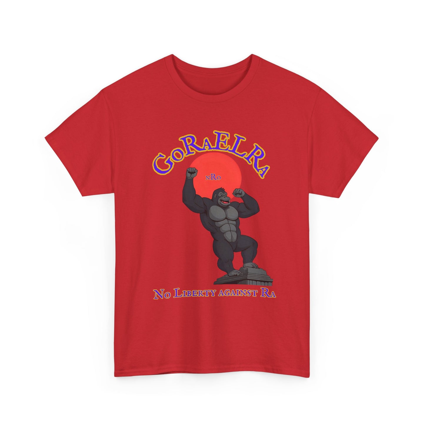GoRaElRa No Liberty Against Ra purple + gold - Vintage classic soundlogic Tee
