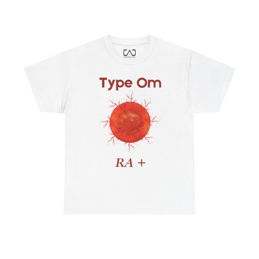 Type Om RA+ front Access Denied I Tethered 888 back Red font Graphic Unisex T-Shirt, Casual Style, Statement Tee, Unique Gift, Streetwear Fashion, Everyday Comfort