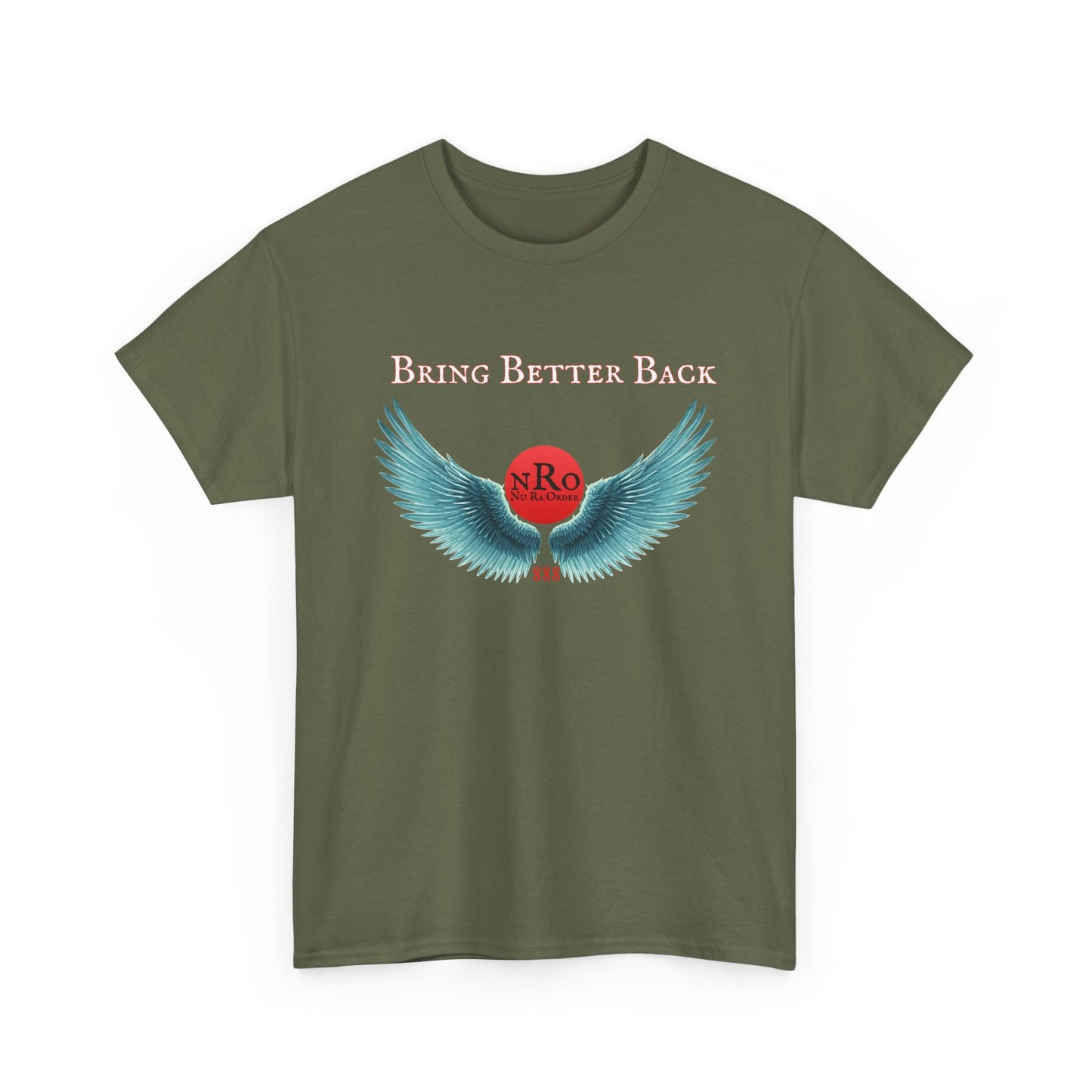 NRO NU Ra Order Bring Better Back wings of Ra Graphic Unisex T-Shirt, Casual Style, Statement Tee, Unique Gift, Streetwear Fashion, Everyday Comfort