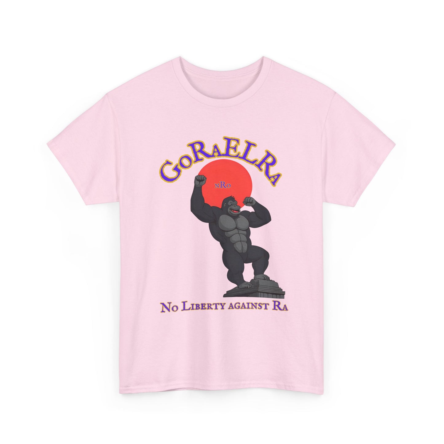GoRaElRa No Liberty Against Ra purple + gold - Vintage classic soundlogic Tee