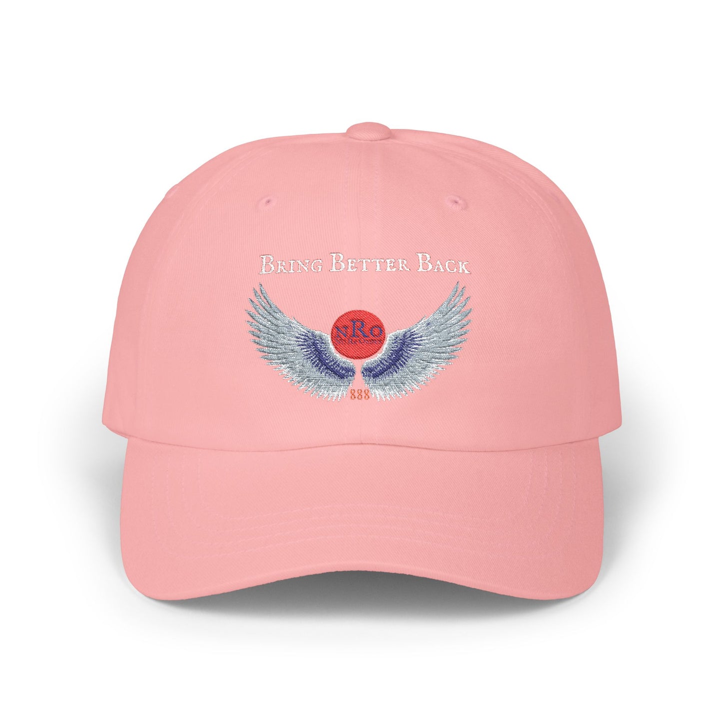 NRO Bring Better Back wings of Ra, Trendy Hat, Summer Fashion Accessory, Gift for Dads, Casual Dad Cap, Make America Again Cap