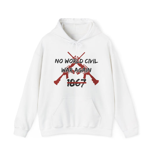 No World Civil War again 1867 Nu Ra Order Bring Bettor Back Hoodie — "RaEdOriBaKa" Retro Logo Sweatshirt