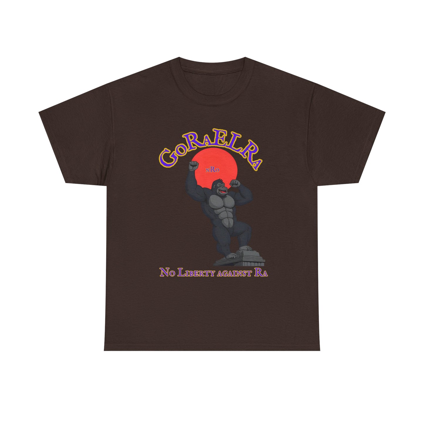 GoRaElRa No Liberty Against Ra purple + gold - Vintage classic soundlogic Tee