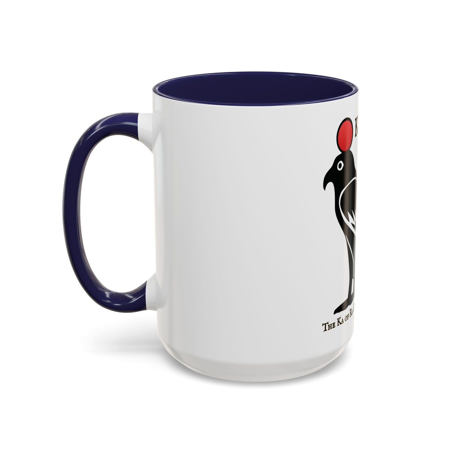 KaRaOm -The Ka of Ra Originates Motion- Ceramic Mug Celebrate the second coming of the Red Giant SaOn God Ra. Gift for Fans, Collectors, and Summer Vibes