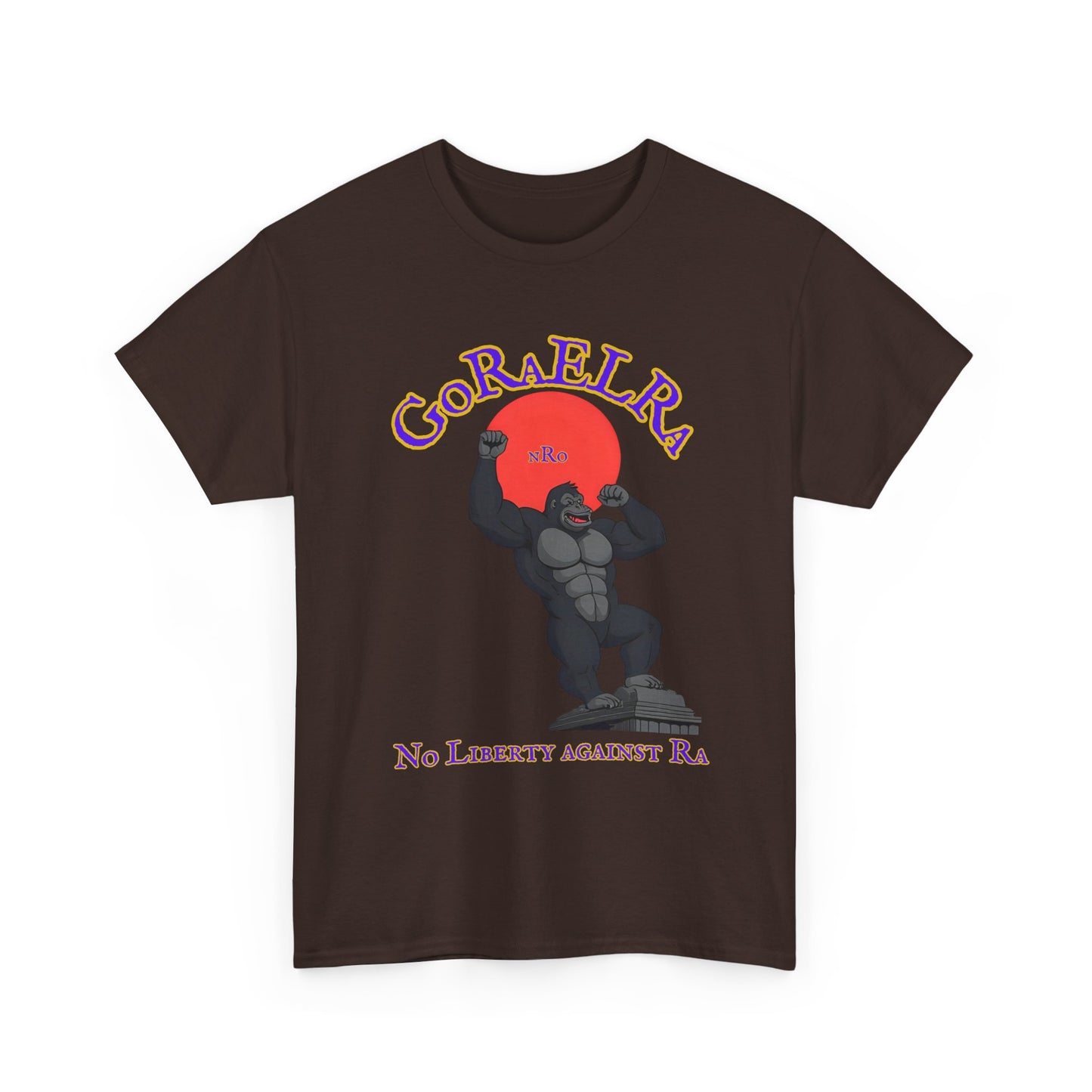 GoRaElRa No Liberty Against Ra purple + gold - Vintage classic soundlogic Tee