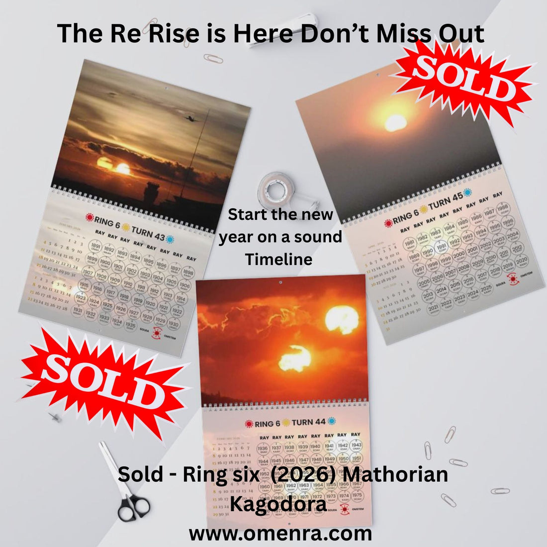 Just Sold - RIng 6 Mathorian Kagodora Wall hangable (& 2006 calendar)