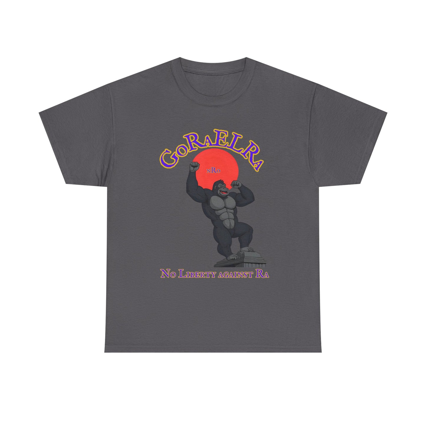 GoRaElRa No Liberty Against Ra  purple + gold - Vintage classic soundlogic Tee