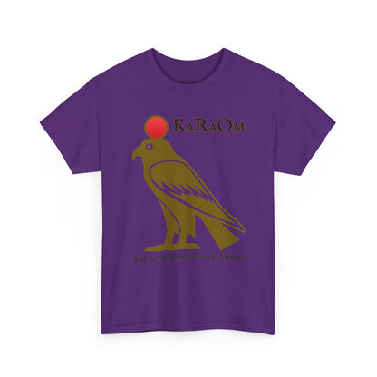 Gold- KaRaOm The Ka of Ra Originates Motion  - Vintage classic soundlogic Tee  Vintage SoundLogic Tee