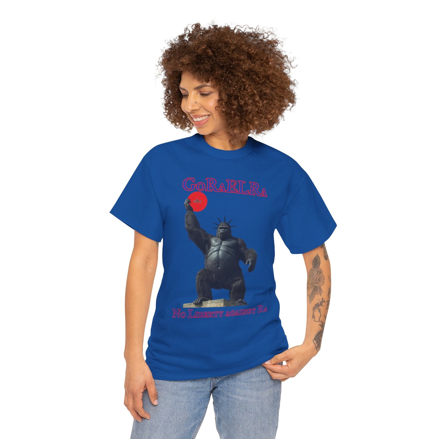 GoRaElRa No Liberty Against Ra   - Vintage classic soundlogic Tee