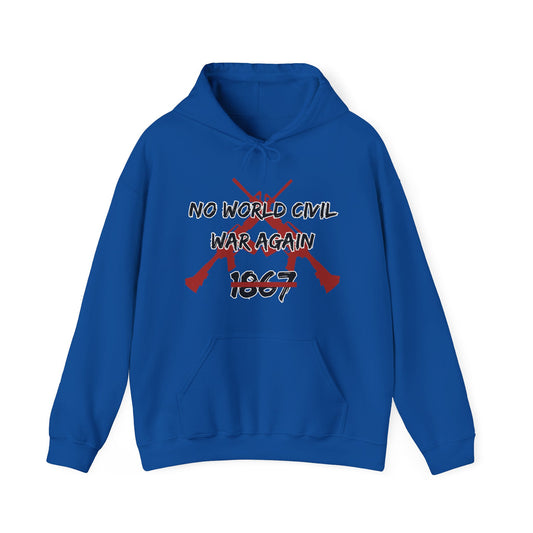 No World Civil War again 1867   Nu Ra Order Bring Bettor Back  Hoodie — "RaEdOriBaKa" Retro Logo Sweatshirt