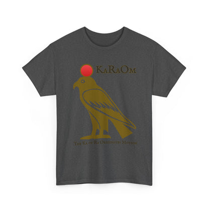 Gold- KaRaOm The Ka of Ra Originates Motion  - Vintage classic soundlogic Tee  Vintage SoundLogic Tee