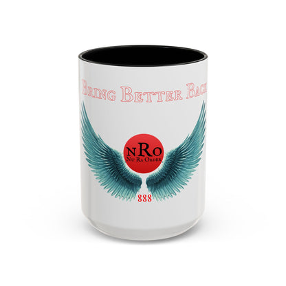 NRO NU Ra Order Bring Better Back Wings of Ra-  Ceramic Mug Celebrate the second coming of the Red Giant SaOn God Ra. Gift for Fans, Collectors, and Summer Vibes