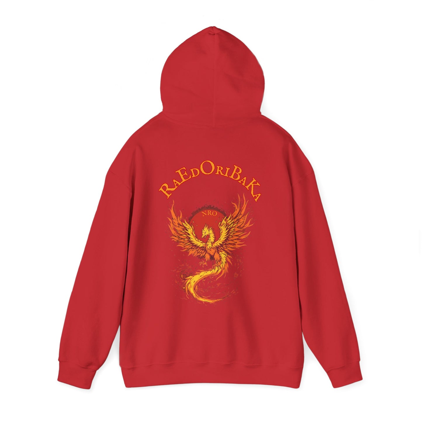 El BaKA RaEdOrIBaKa Phoenix Graphic Hoodie — "RaEdOriBaKa" Retro Logo Sweatshirt