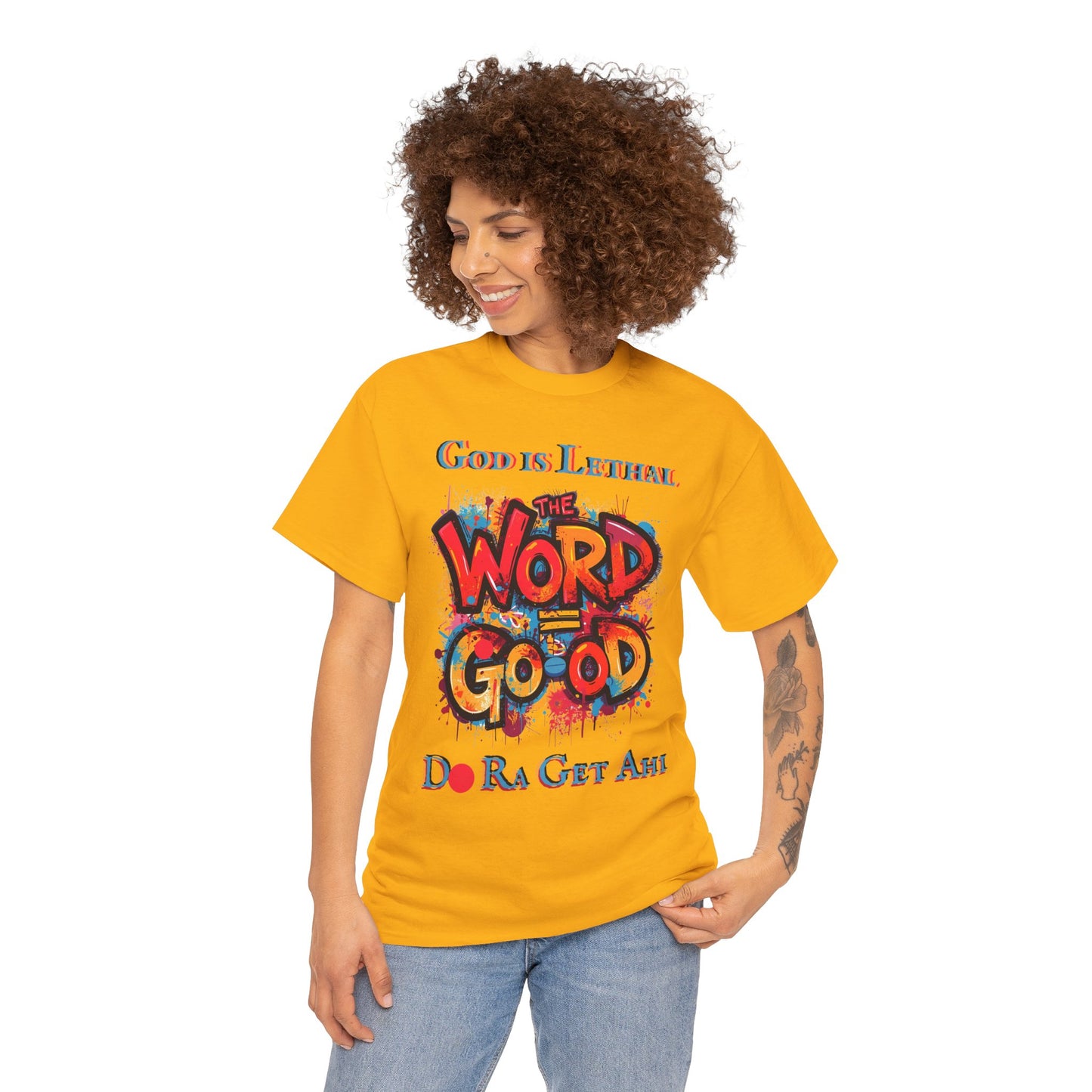 The word = Go- od – Do Ra Get AHi - Vintage classic soundlogic Tee