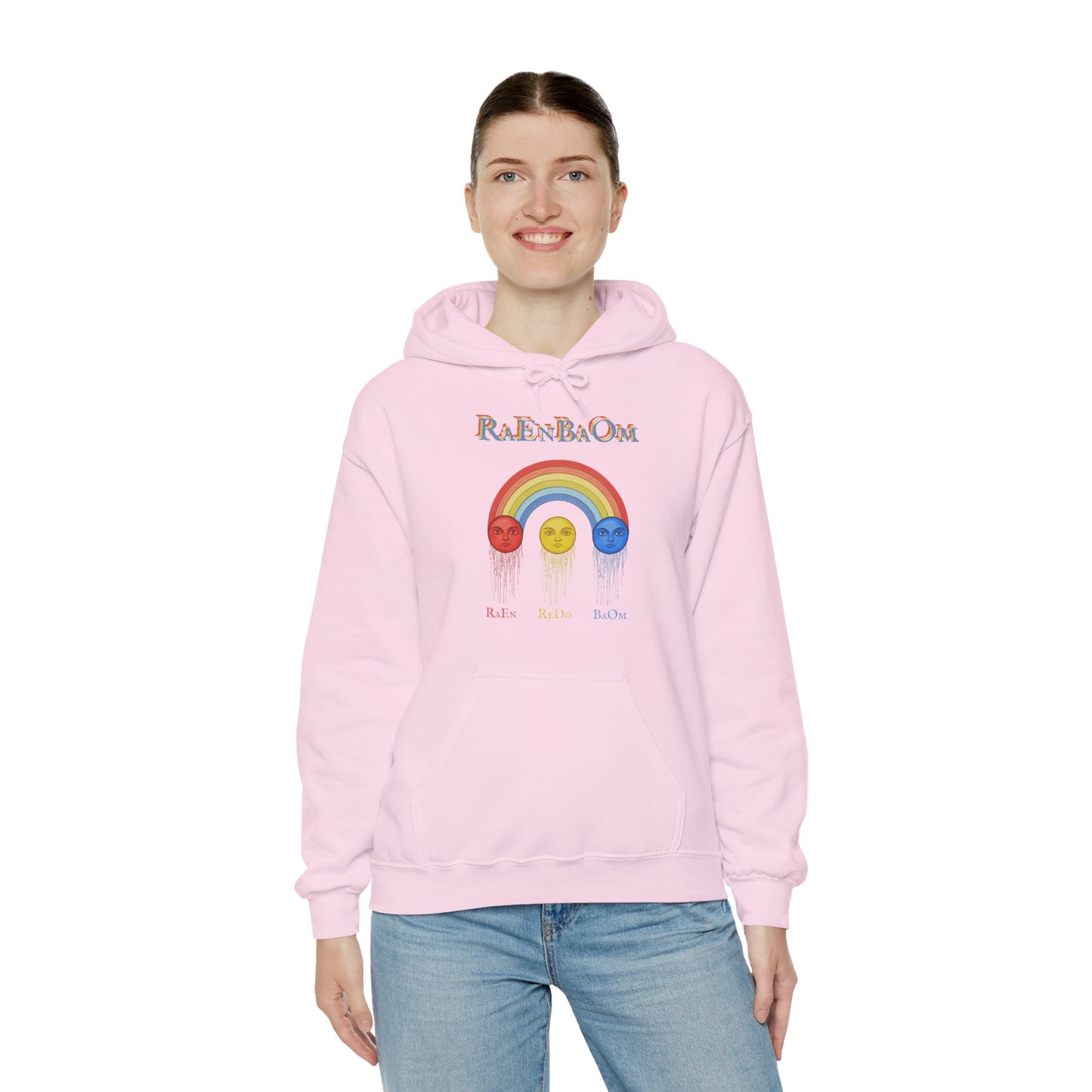 RaEnBaOm  Hoodie — "RaEdOriBaKa" Retro Logo Sweatshirt