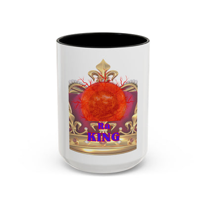 Type OM - Ra+    Ceramic Mug Celebrate the second coming of the Red Giant SaOn God Ra. Gift for Fans, Collectors, and Summer Vibes