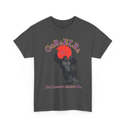 GoRaElRa No Liberty Against Ra  purple + gold - Vintage classic soundlogic Tee