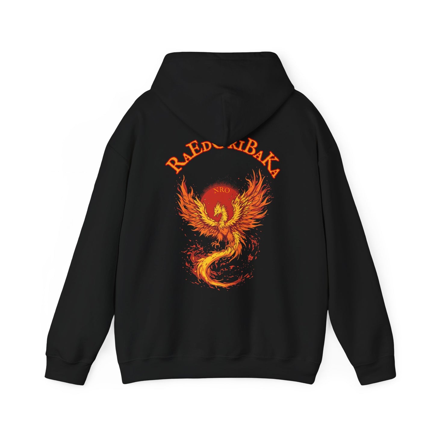 El BaKA RaEdOrIBaKa Phoenix Graphic Hoodie — "RaEdOriBaKa" Retro Logo Sweatshirt