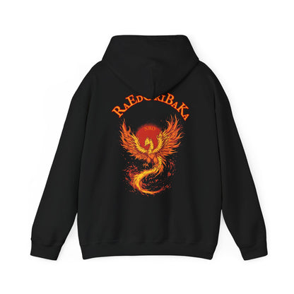 El BaKA RaEdOrIBaKa Phoenix Graphic Hoodie — "RaEdOriBaKa" Retro Logo Sweatshirt