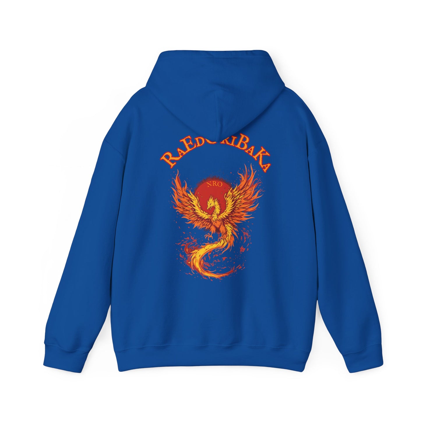 El BaKA RaEdOrIBaKa Phoenix Graphic Hoodie — "RaEdOriBaKa" Retro Logo Sweatshirt