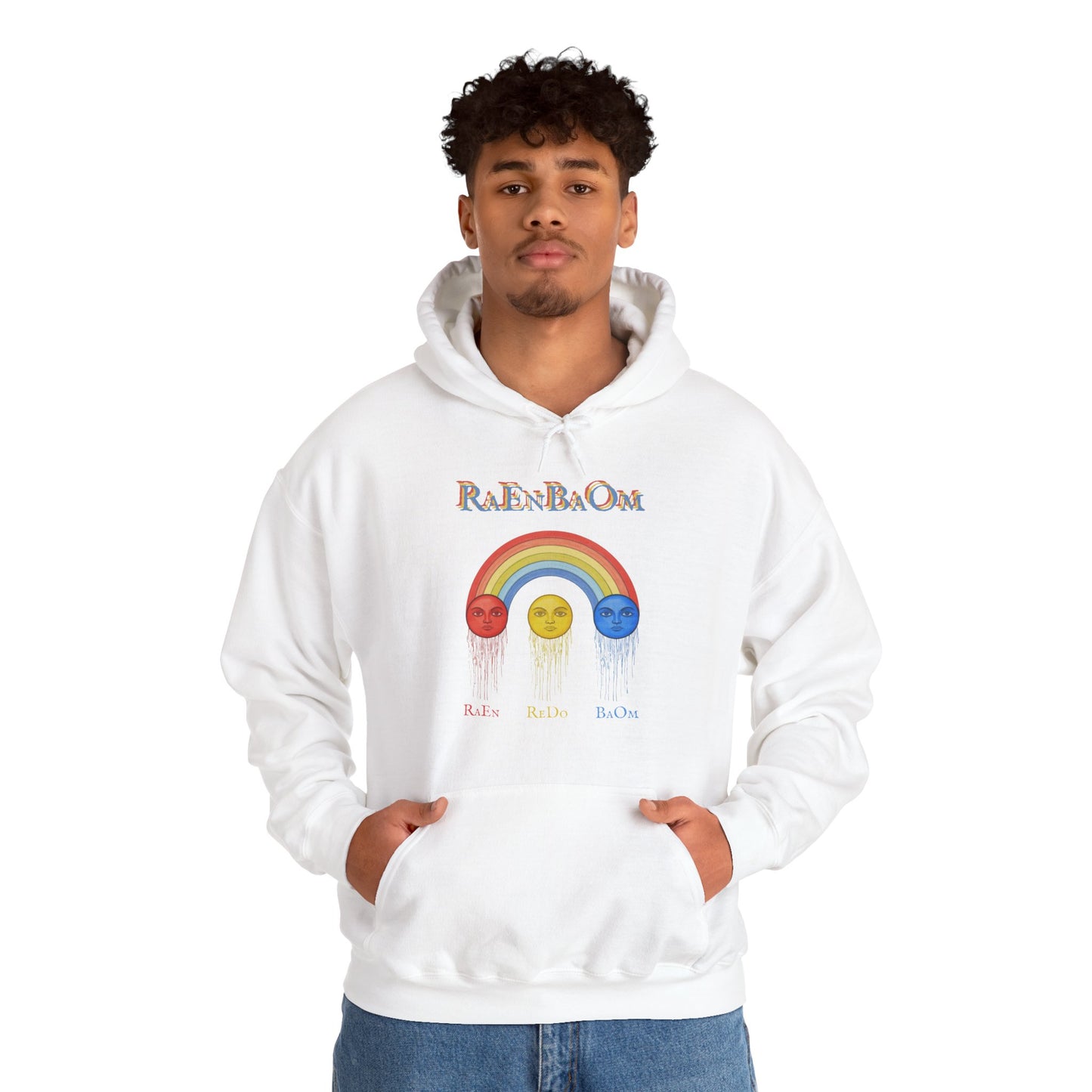 RaEnBaOm  Hoodie — "RaEdOriBaKa" Retro Logo Sweatshirt