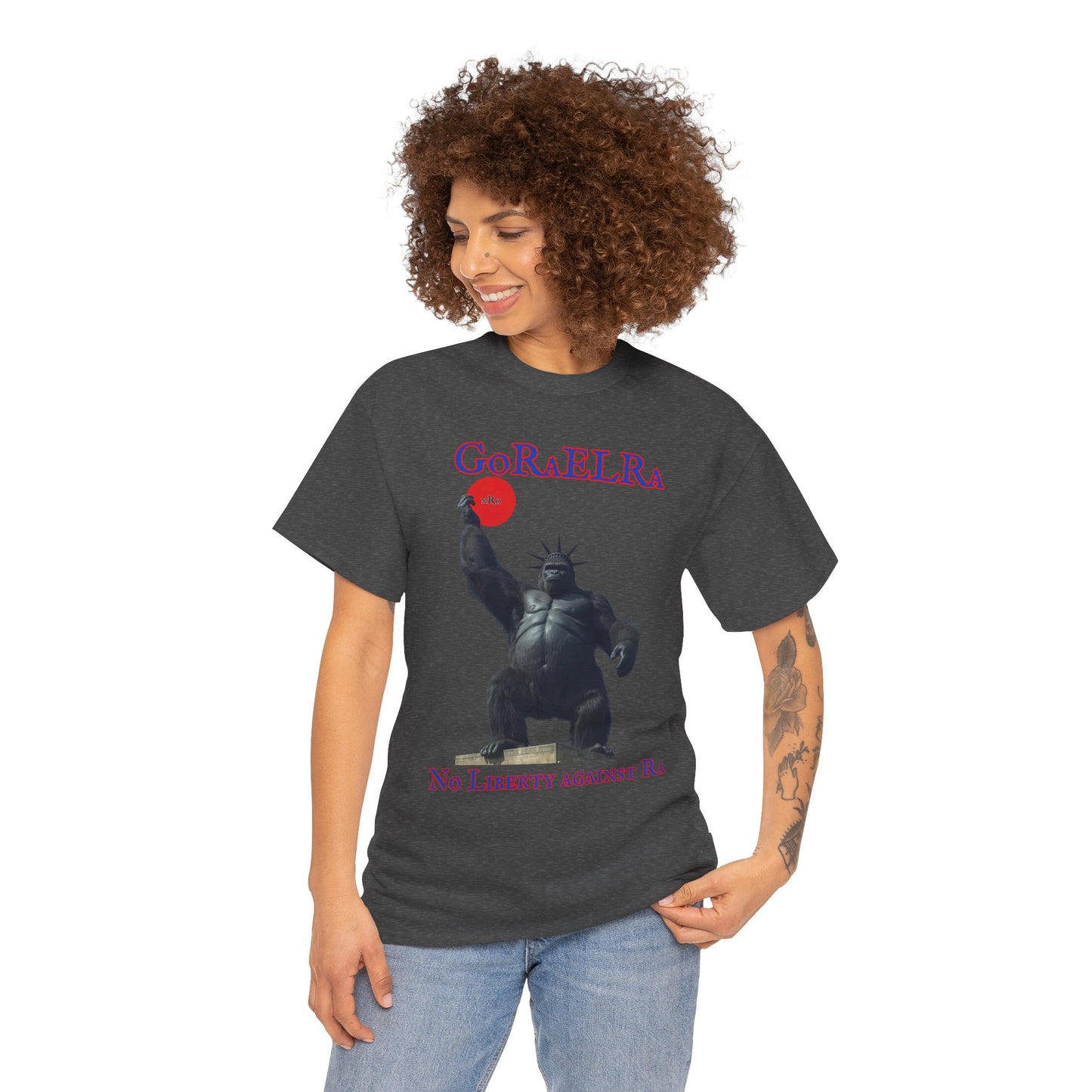 GoRaElRa No Liberty Against Ra   - Vintage classic soundlogic Tee