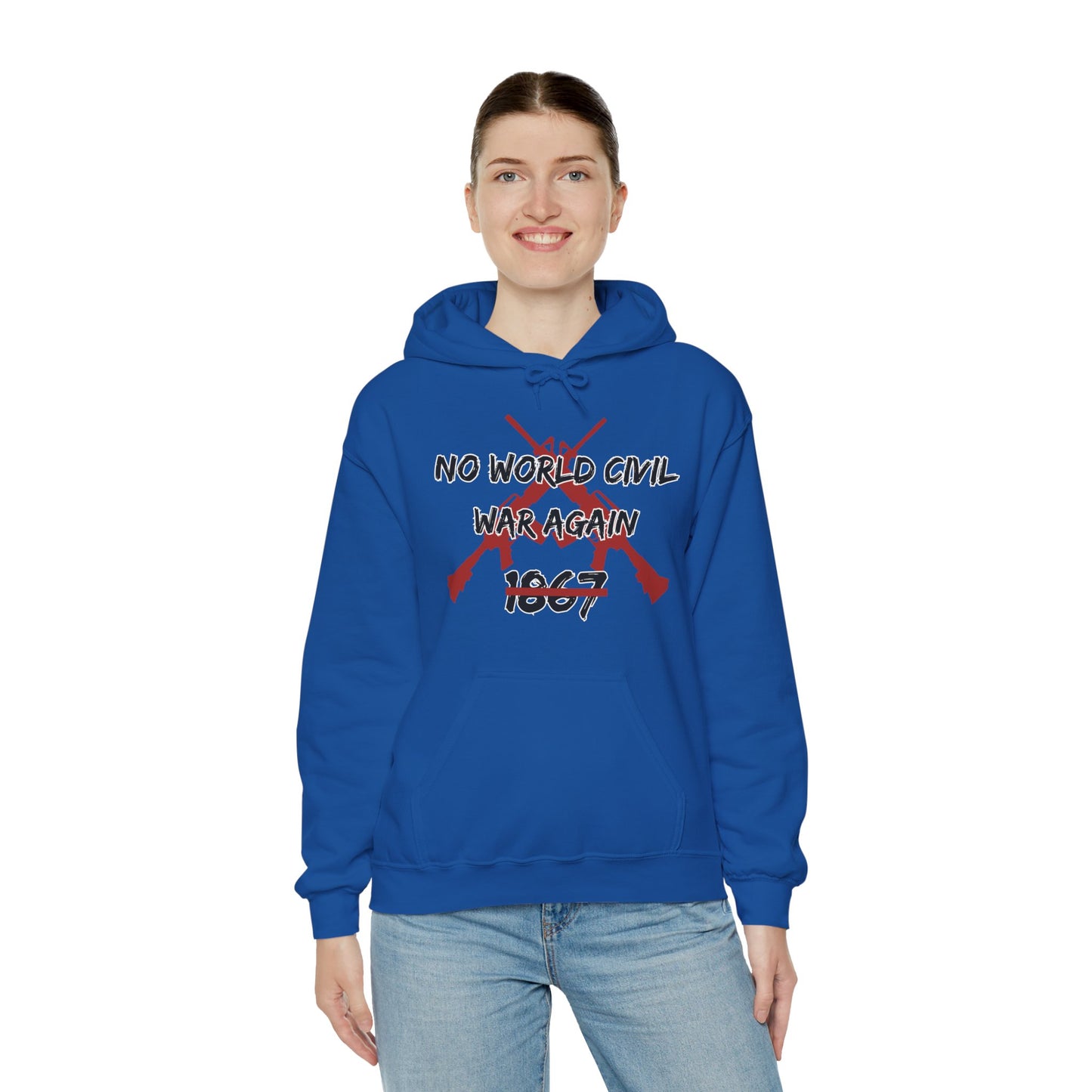 No World Civil War again 1867   Nu Ra Order Bring Bettor Back  Hoodie — "RaEdOriBaKa" Retro Logo Sweatshirt