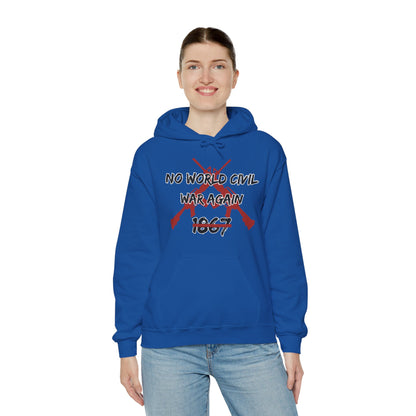 No World Civil War again 1867   Nu Ra Order Bring Bettor Back  Hoodie — "RaEdOriBaKa" Retro Logo Sweatshirt