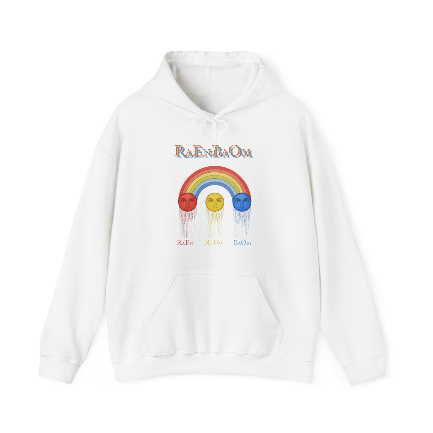 RaEnBaOm  Hoodie — "RaEdOriBaKa" Retro Logo Sweatshirt