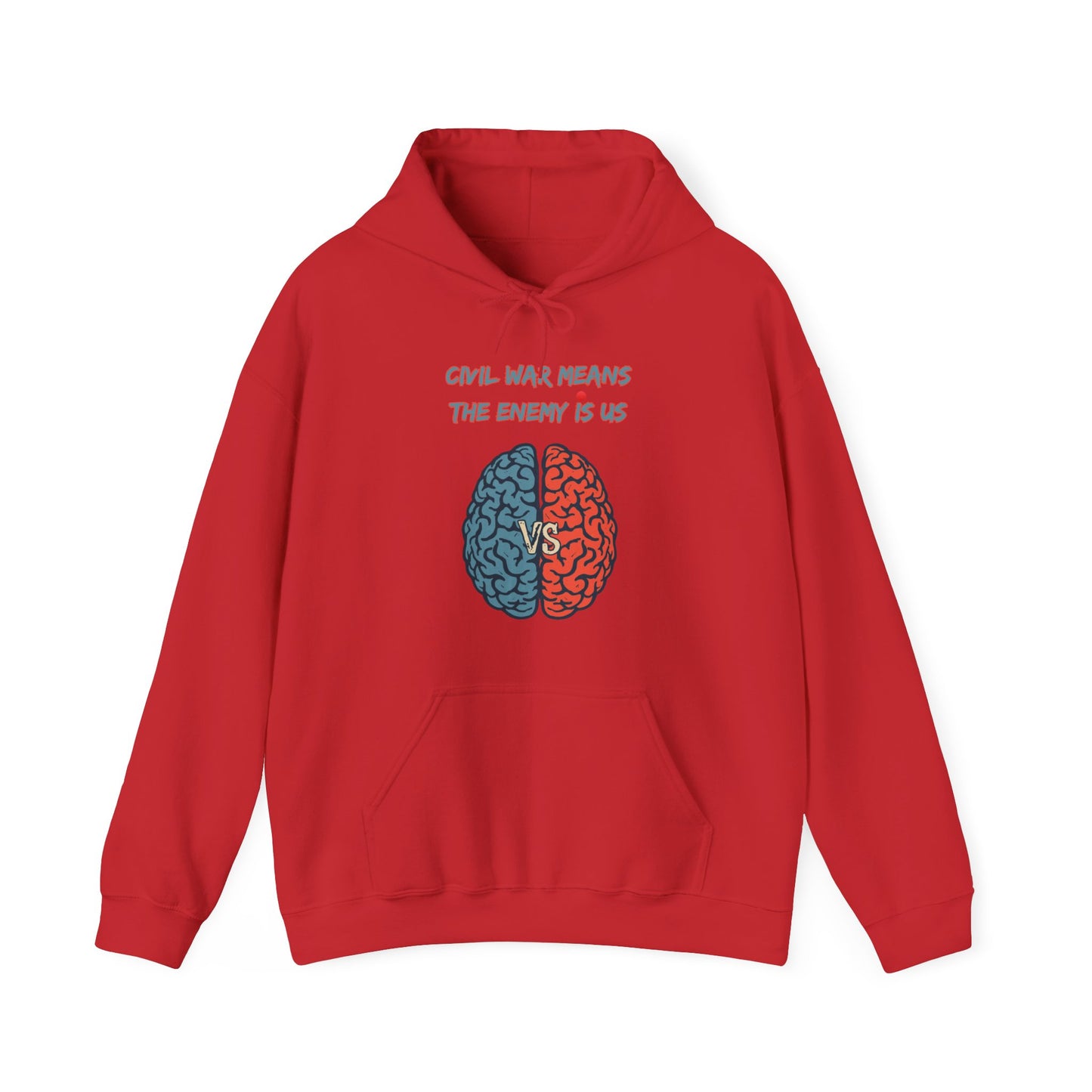 "Civil War Means War Against Us - NRO NU Ra Order Bring Bettor Back  Hoodie — "RaEdOriBaKa" Retro Logo Sweatshirt