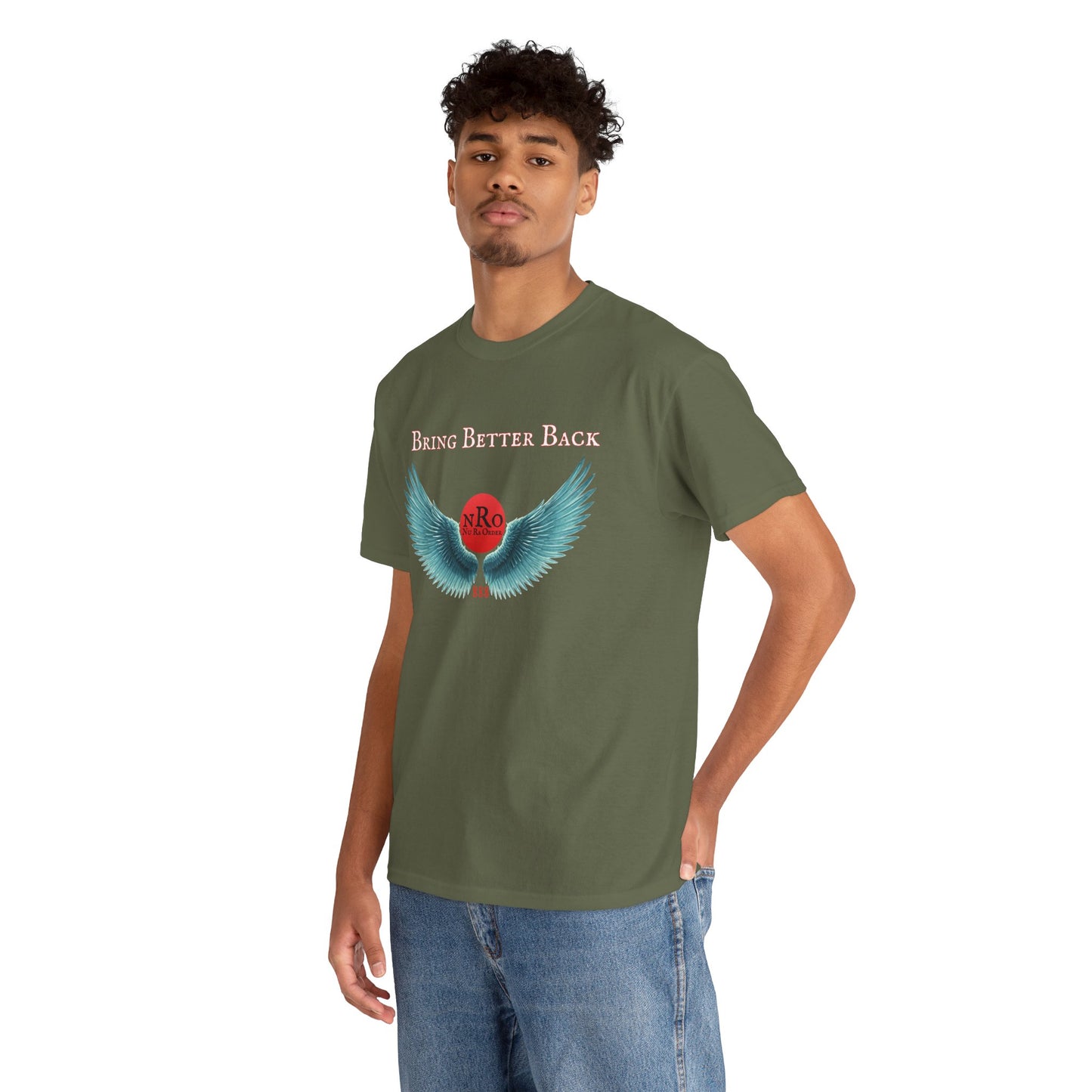 NRO NU Ra Order Bring Better Back wings of Ra  Graphic Unisex T-Shirt, Casual Style, Statement Tee, Unique Gift, Streetwear Fashion, Everyday Comfort
