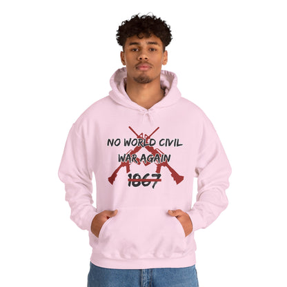 No World Civil War again 1867   Nu Ra Order Bring Bettor Back  Hoodie — "RaEdOriBaKa" Retro Logo Sweatshirt