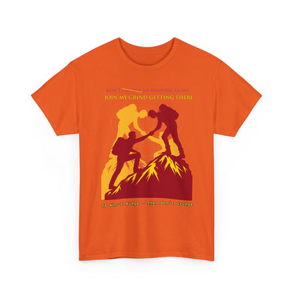 Don't grudge me winning alone -join my grind getting there - Vintage classic soundlogic Tee  Vintage SoundLogic Tee