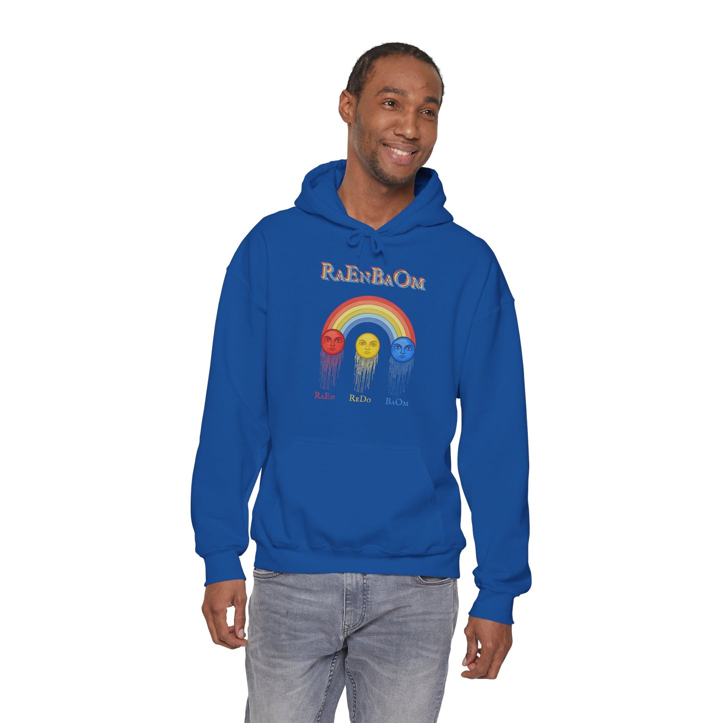 RaEnBaOm  Hoodie — "RaEdOriBaKa" Retro Logo Sweatshirt