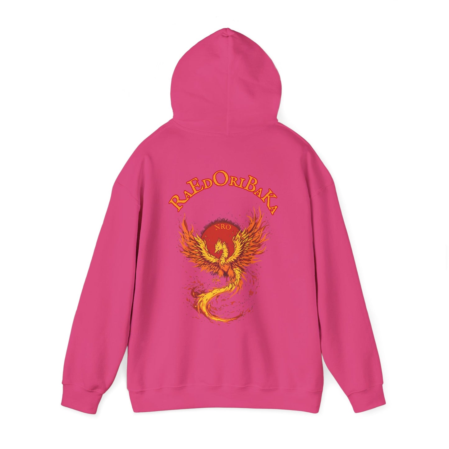 El BaKA RaEdOrIBaKa Phoenix Graphic Hoodie — "RaEdOriBaKa" Retro Logo Sweatshirt