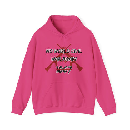 No World Civil War again 1867   Nu Ra Order Bring Bettor Back  Hoodie — "RaEdOriBaKa" Retro Logo Sweatshirt
