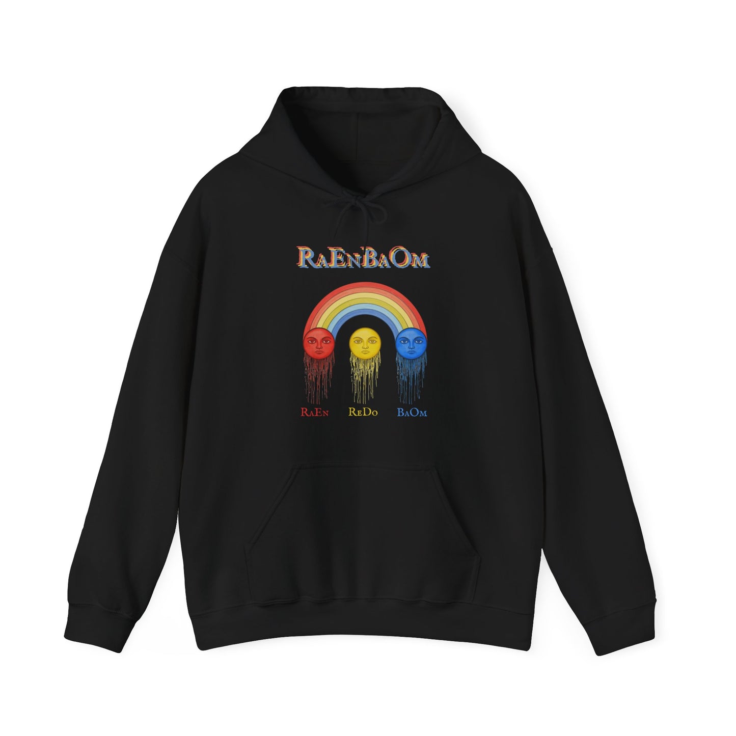 RaEnBaOm  Hoodie — "RaEdOriBaKa" Retro Logo Sweatshirt