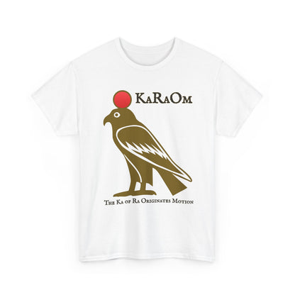 Gold- KaRaOm The Ka of Ra Originates Motion  - Vintage classic soundlogic Tee  Vintage SoundLogic Tee