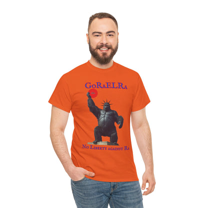 GoRaElRa No Liberty Against Ra   - Vintage classic soundlogic Tee