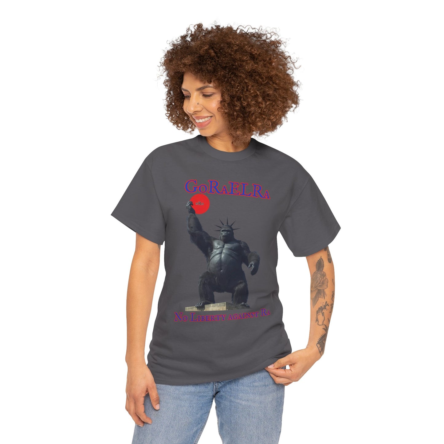 GoRaElRa No Liberty Against Ra   - Vintage classic soundlogic Tee