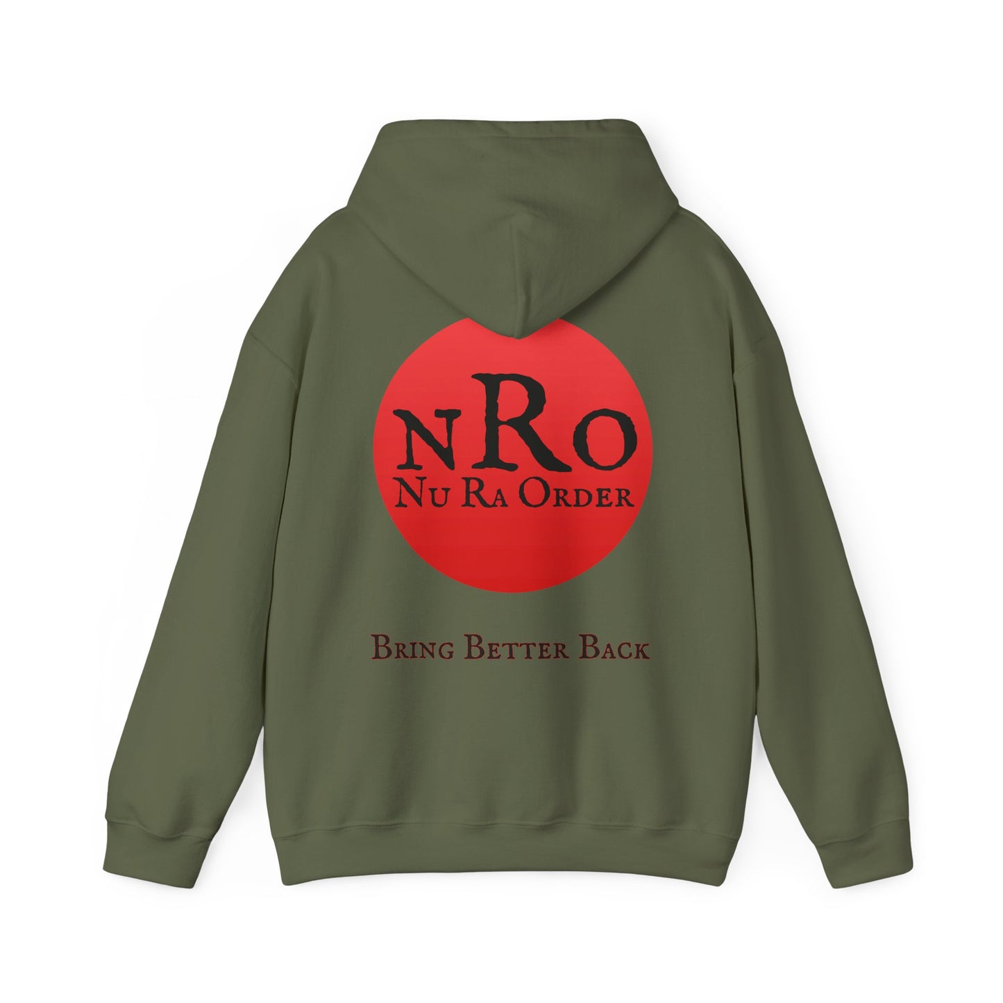 No World Civil War again 1867   Nu Ra Order Bring Bettor Back  Hoodie — "RaEdOriBaKa" Retro Logo Sweatshirt