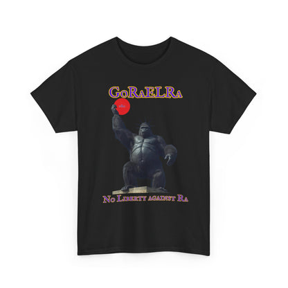 GoRaElRa No Liberty Against Ra  purple + gold - Vintage classic soundlogic Tee