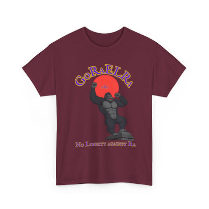 GoRaElRa No Liberty Against Ra  purple + gold - Vintage classic soundlogic Tee