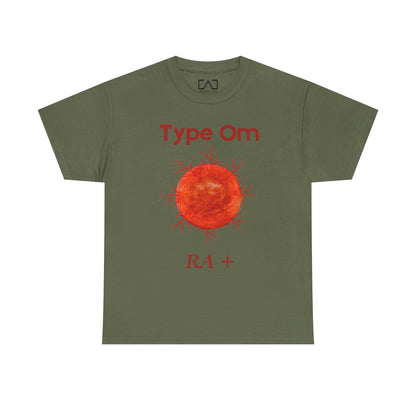 Type Om RA+ front  Access Denied I Tethered 888 back Red font Graphic Unisex T-Shirt, Casual Style, Statement Tee, Unique Gift, Streetwear Fashion, Everyday Comfort