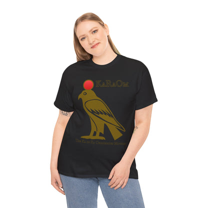 Gold- KaRaOm The Ka of Ra Originates Motion  - Vintage classic soundlogic Tee  Vintage SoundLogic Tee