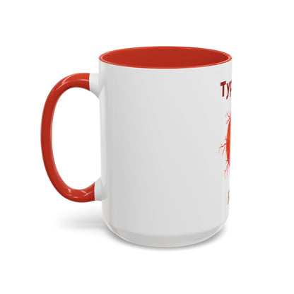 Type OM - Ra+    Ceramic Mug Celebrate the second coming of the Red Giant SaOn God Ra. Gift for Fans, Collectors, and Summer Vibes