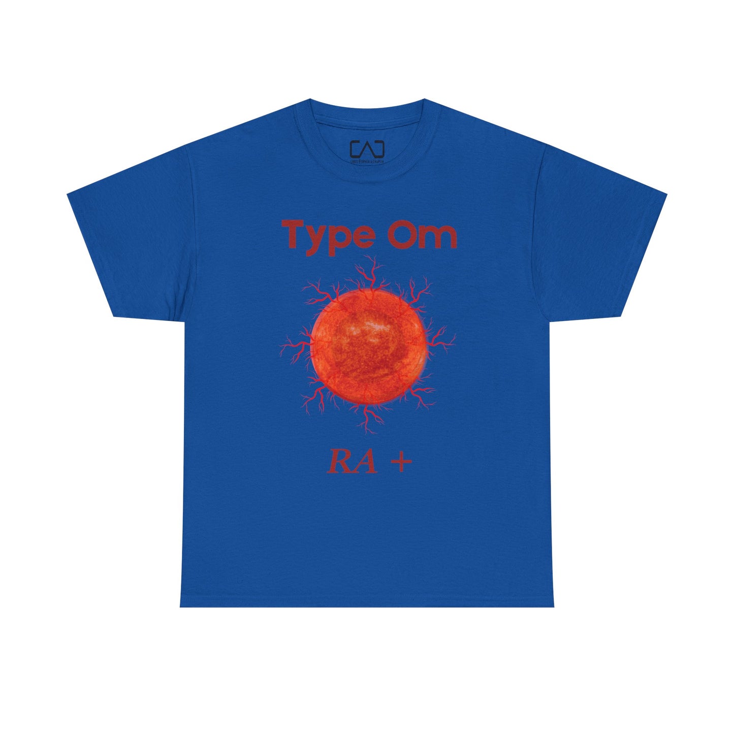 Type Om RA+ front  Access Denied I Tethered 888 back Red font Graphic Unisex T-Shirt, Casual Style, Statement Tee, Unique Gift, Streetwear Fashion, Everyday Comfort